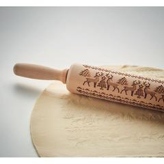 Vue Rouleau à pâtisserie de Noël en - Stampa de couleur marron| Krokrodeal