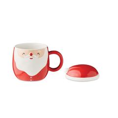 Vue Tasse en céramique 370 ml - Santa de couleur rouge| Krokrodeal