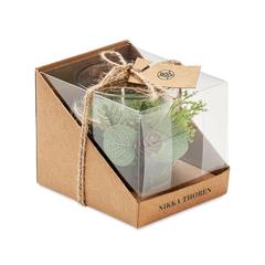 Vue Porte-bougies de Noël - Forest de couleur vert| Krokrodeal