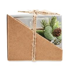 Vue Porte-bougies de Noël - Forest de couleur vert| Krokrodeal