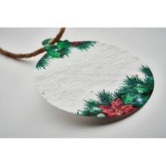 Vue Décoration en papier semences - Bauseed de couleur blanc| Krokrodeal
