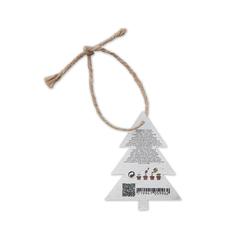 Vue Décoration en papier semences - Treeseed de couleur blanc| Krokrodeal