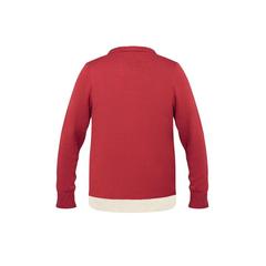 Vue Pull de Noël S/M - Shimas de couleur rouge| Krokrodeal