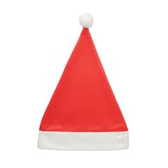 Vue Bonnet de Noël RPET - Bono rpet de couleur rouge| Krokrodeal