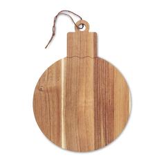 Vue Planche de service en acacia - Acaball de couleur marron| Krokrodeal