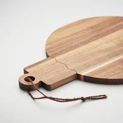 Vue Planche de service en acacia - Acaball de couleur marron| Krokrodeal