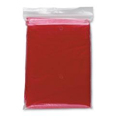 Vue Poncho de secours - Sprinkle de couleur rouge| Krokrodeal