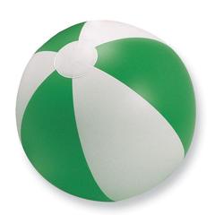 Vue Balle gonflable plage - Playtime de couleur vert| Krokrodeal