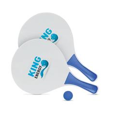 Vue Raquette plage - Match de couleur bleu| Krokrodeal
