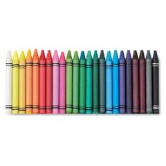Vue Etui 30 crayons cire - Striper de couleur marron| Krokrodeal