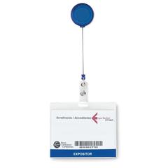 Vue Badge extensible - Lades de couleur bleu| Krokrodeal