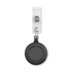 Vue Badge extensible - Lades de couleur gris| Krokrodeal