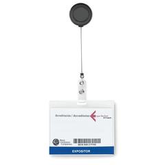Vue Badge extensible - Lades de couleur gris| Krokrodeal