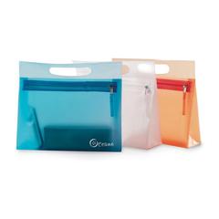 Vue Trousse transparente - Moonlight de couleur bleu| Krokrodeal