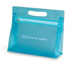Vue Trousse transparente - Moonlight de couleur bleu| Krokrodeal