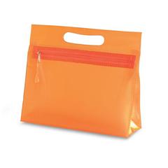 Vue Trousse transparente - Moonlight de couleur orange| Krokrodeal