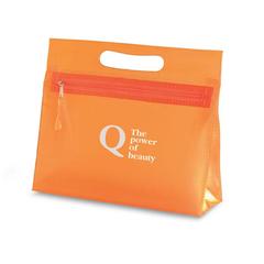 Vue Trousse transparente - Moonlight de couleur orange| Krokrodeal