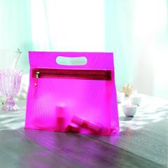 Vue Trousse transparente - Moonlight de couleur rose| Krokrodeal