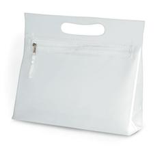 Vue Trousse transparente - Moonlight de couleur blanc| Krokrodeal