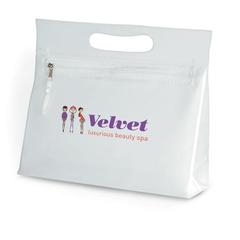 Vue Trousse transparente - Moonlight de couleur blanc| Krokrodeal