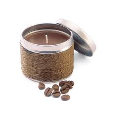 Vue Bougie parfumée - Delicious de couleur marron| Krokrodeal
