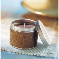 Vue Bougie parfumée - Delicious de couleur marron| Krokrodeal