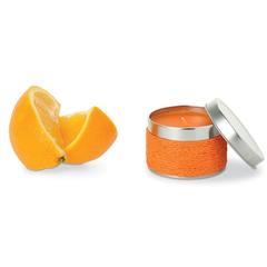Vue Bougie parfumée - Delicious de couleur orange| Krokrodeal