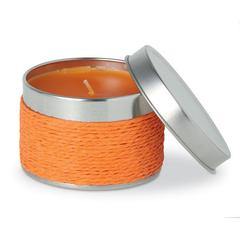Vue Bougie parfumée - Delicious de couleur orange| Krokrodeal