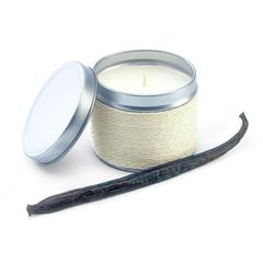 Vue Bougie parfumée - Delicious de couleur blanc| Krokrodeal