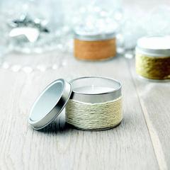 Vue Bougie parfumée - Delicious de couleur blanc| Krokrodeal