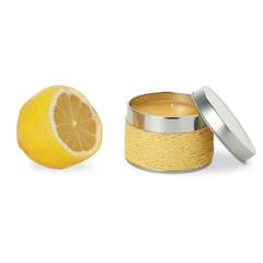 Vue Bougie parfumée - Delicious de couleur jaune| Krokrodeal