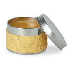 Vue Bougie parfumée - Delicious de couleur jaune| Krokrodeal