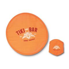Vue Frisbee nylon pliable - Atrapa de couleur orange| Krokrodeal