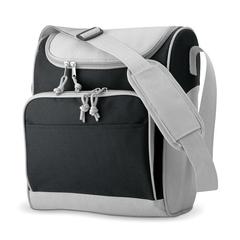 Vue Sac isotherme avec poche - Zipper de couleur noir| Krokrodeal