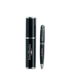 Vue Stylo bille twist métal - Oregon de couleur noir| Krokrodeal