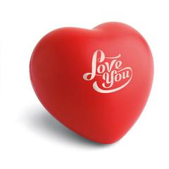 Vue Coeur anti-stress - Lovy de couleur rouge| Krokrodeal