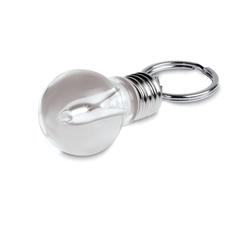 Vue Porte-clés lumineux - Ilumix de couleur blanc| Krokrodeal