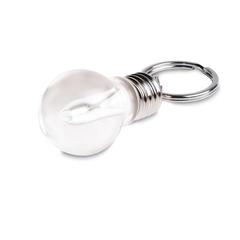 Vue Porte-clés lumineux - Ilumix de couleur blanc| Krokrodeal