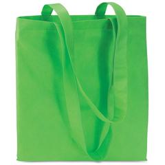 Vue Sac de shopping - Totecolor de couleur vert| Krokrodeal