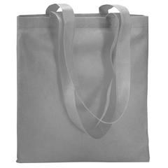 Vue Sac de shopping - Totecolor de couleur gris| Krokrodeal
