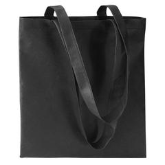 Vue Sac de shopping - Totecolor de couleur noir| Krokrodeal