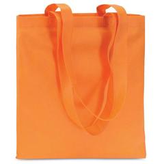 Vue Sac de shopping - Totecolor de couleur orange| Krokrodeal