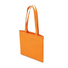 Vue Sac de shopping - Totecolor de couleur orange| Krokrodeal
