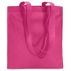 Vue Sac de shopping - Totecolor de couleur rose| Krokrodeal