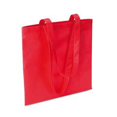 Vue Sac de shopping - Totecolor de couleur rouge| Krokrodeal