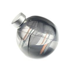 Vue Horloge à énergie liquide - Droppy de couleur gris| Krokrodeal