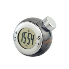 Vue Horloge à énergie liquide - Droppy de couleur gris| Krokrodeal