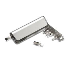 Vue Support multi-outils et torche - Alutool de couleur gris| Krokrodeal