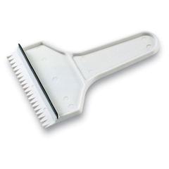 Vue Grattoir en plastique - Fincley de couleur blanc| Krokrodeal