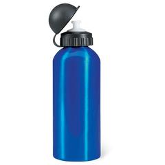 Vue Bouteille en alu. 600 ml - Biscing de couleur bleu| Krokrodeal